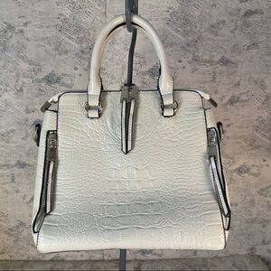 Candace Christian Embossed Croc leather bag